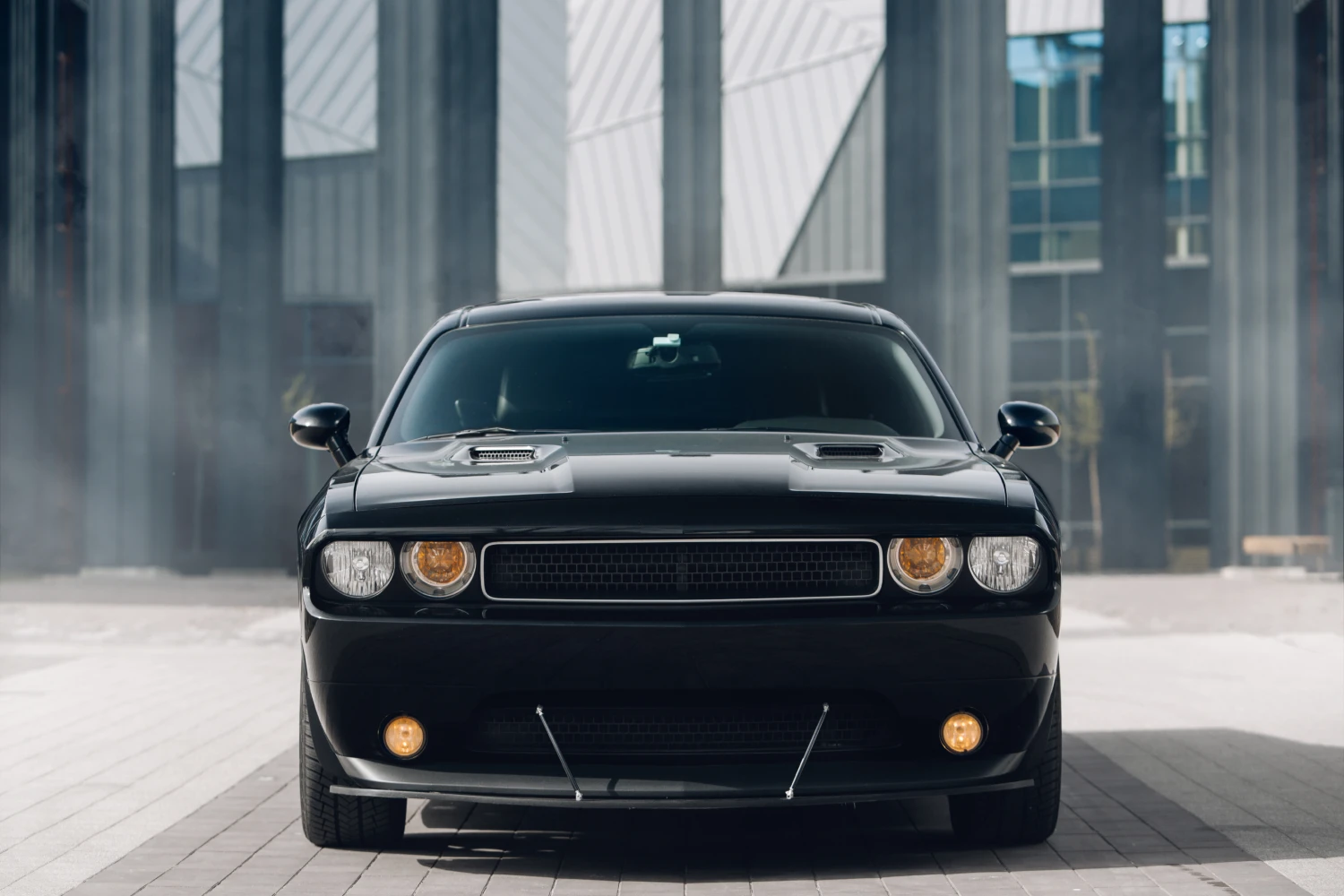 Dodge Challenger car trash can