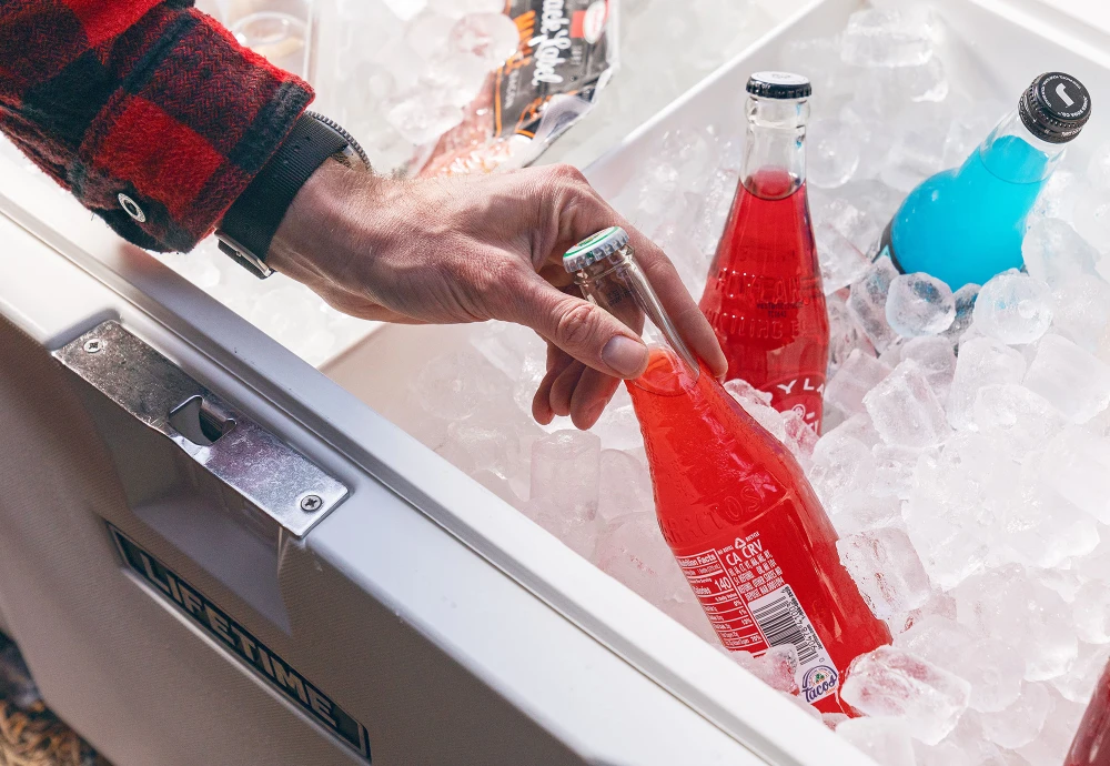 outdoor beer cooler fridge